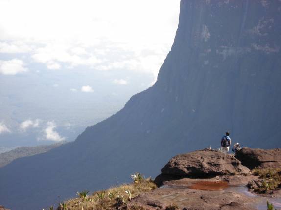 A grandiosa paisagem do Monte Roraima, na  Venezuela, em 2007